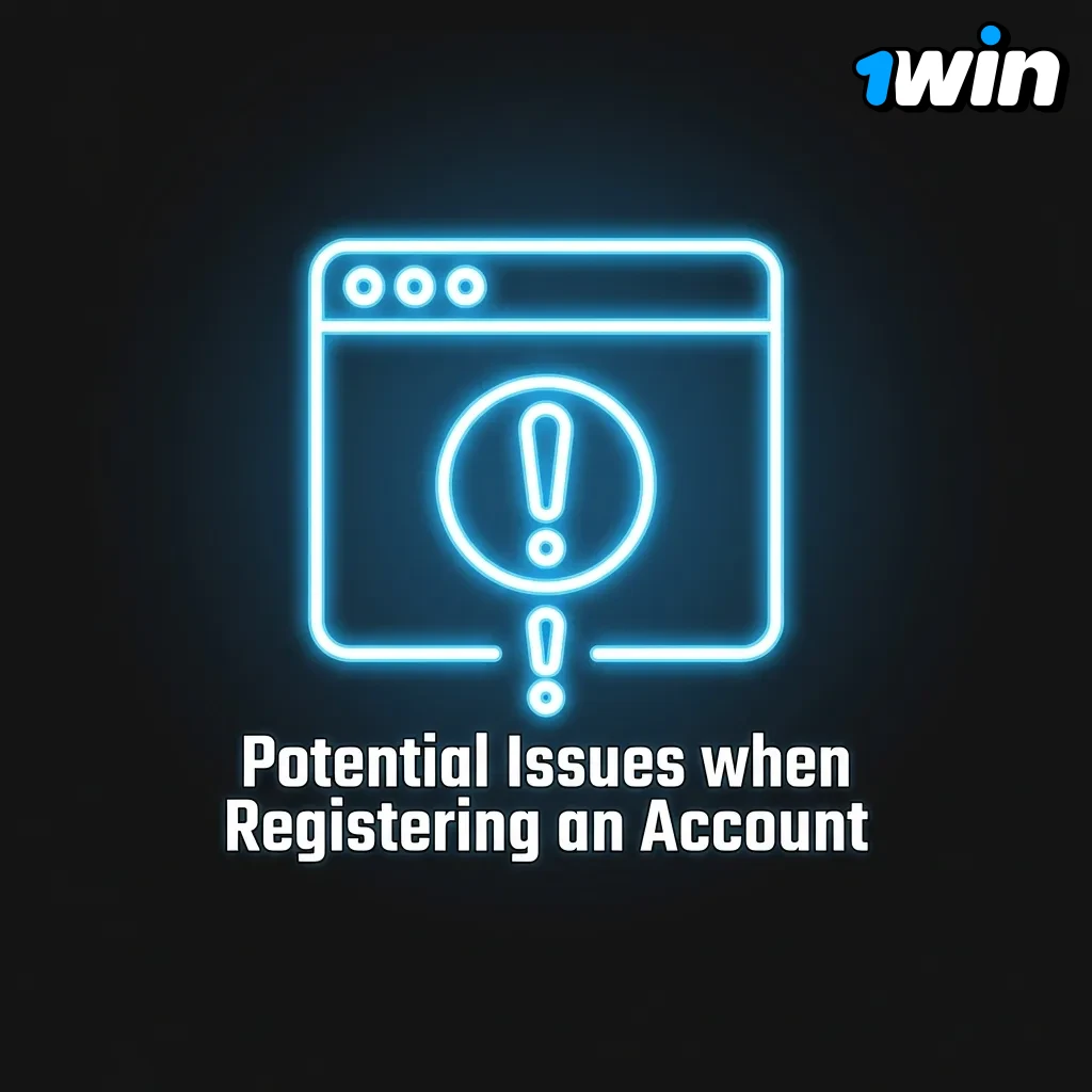 Troubleshooting guide showing common account registration problems and solutions for users experiencing sign-up issues.