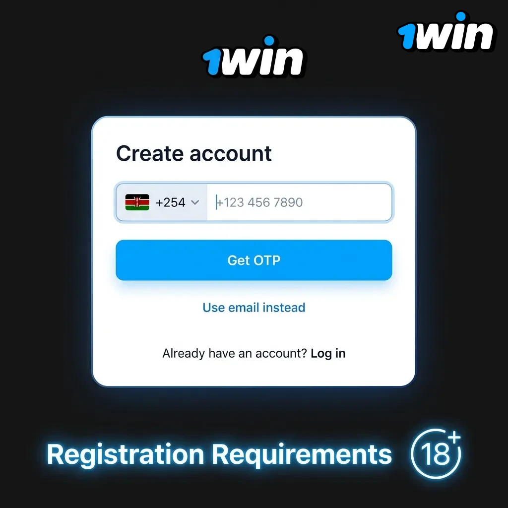 Registration requirements checklist showing age verification, single account rule, and identity documentation needed.