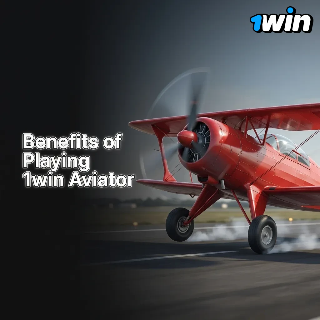 Aviator game interface showing multiplier rising with play button and betting options on 1win platform