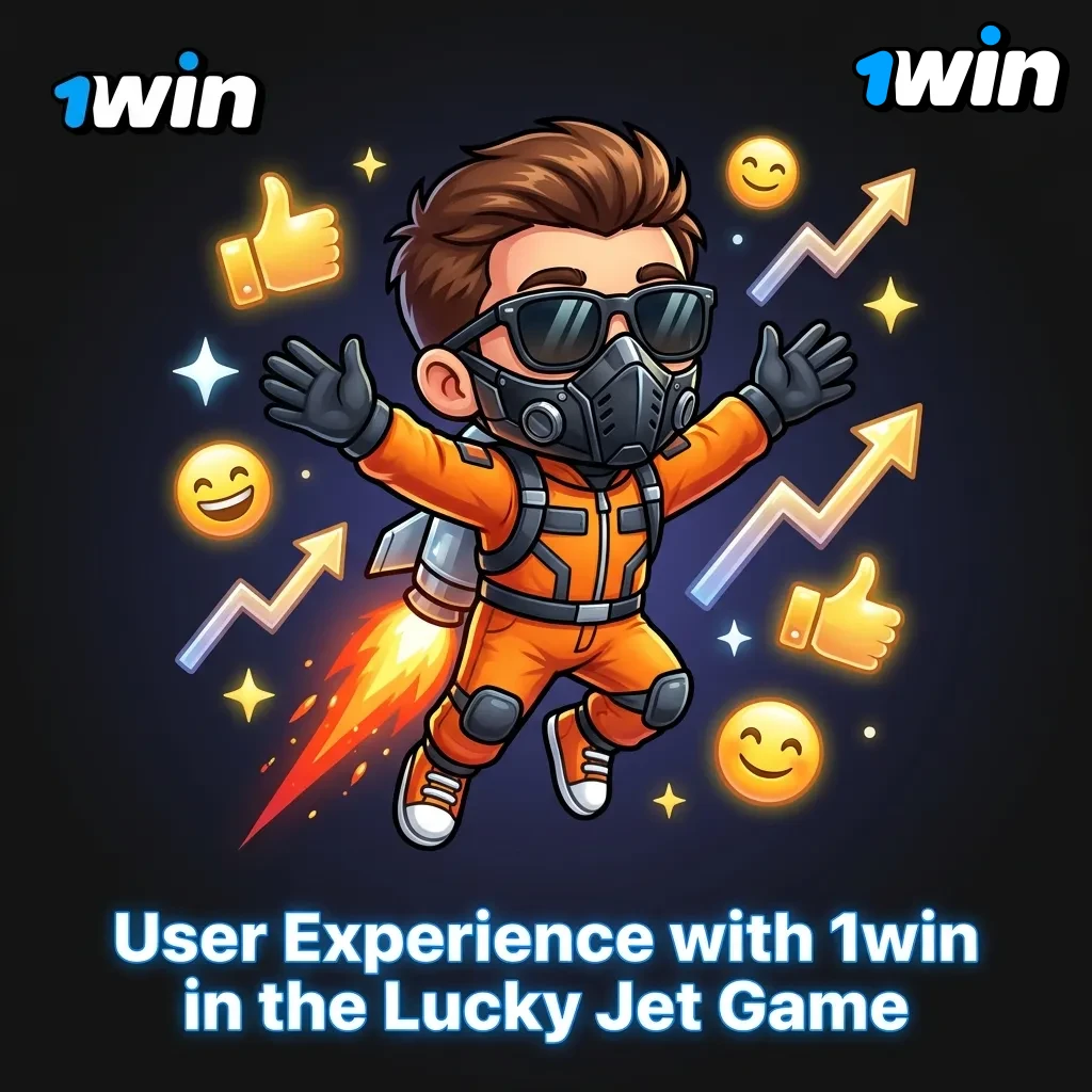 Player enjoying Lucky Jet on 1win with clear interface, visible multiplier, and accessible game controls on screen
