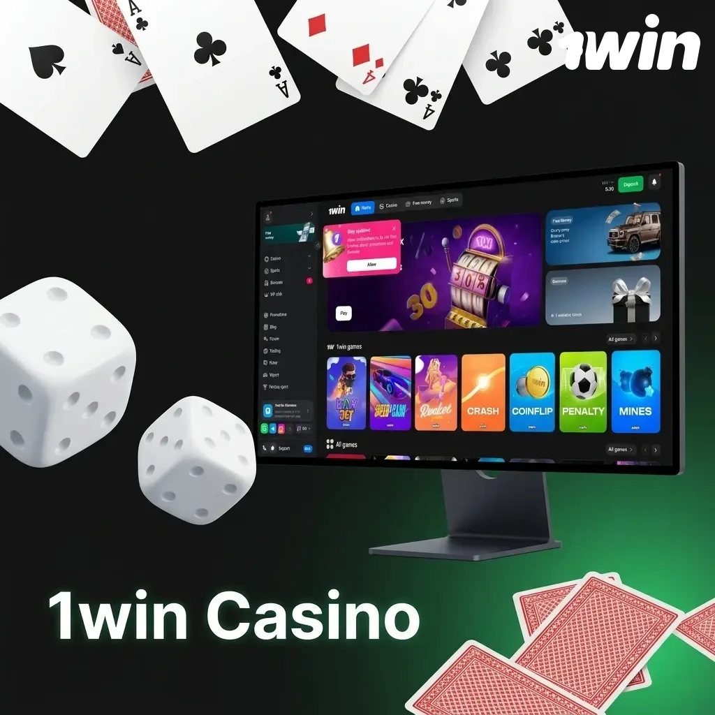 1win Casino lobby showing 16000+ games from top providers like Evolution Gaming and Pragmatic Play for Kenya players