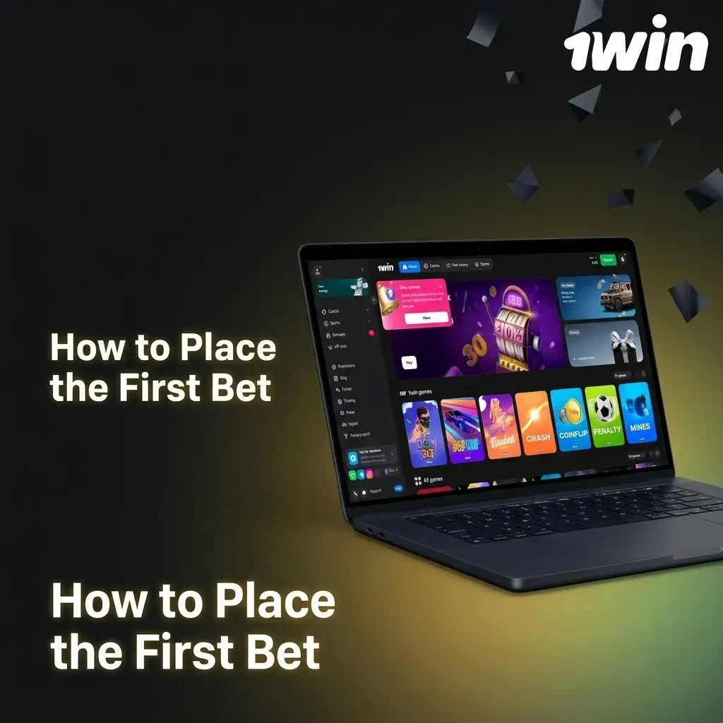 Guide to placing your first bet covering single, accumulator, system, handicap, over/under, and live bet types on 1win